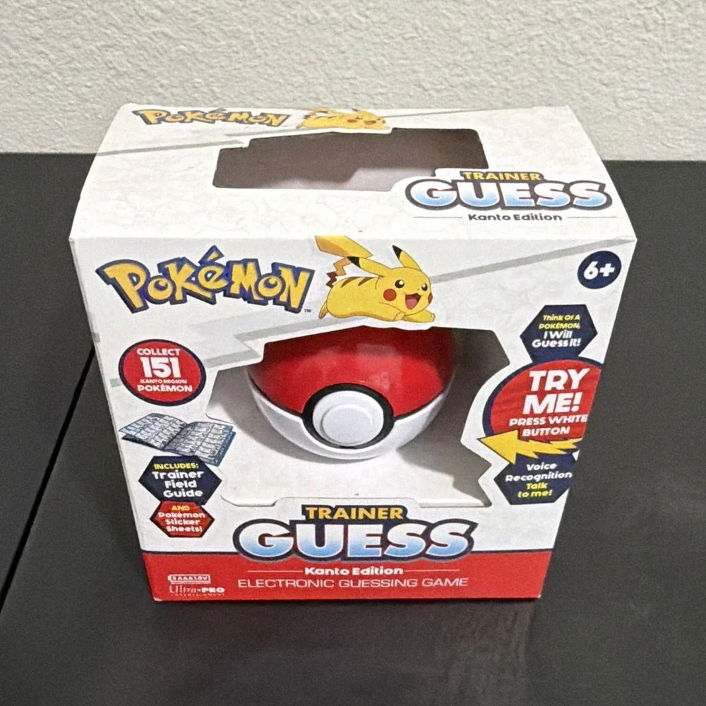 NEW Ultra PRO Pokémon Trainer Guess Kanto Edition Handheld Electronic Game Ages
